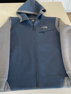 The North Face Navy Blue Pullover with Light Tan Trim